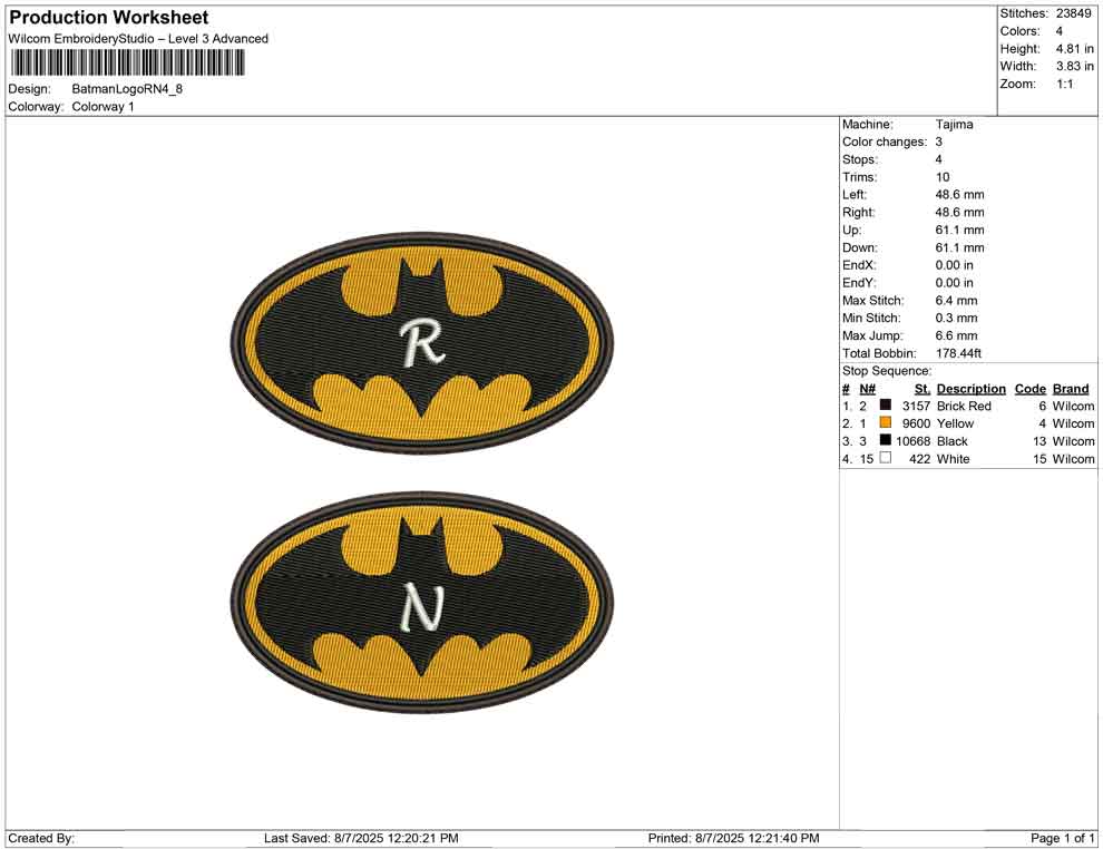 Batman Logo RN