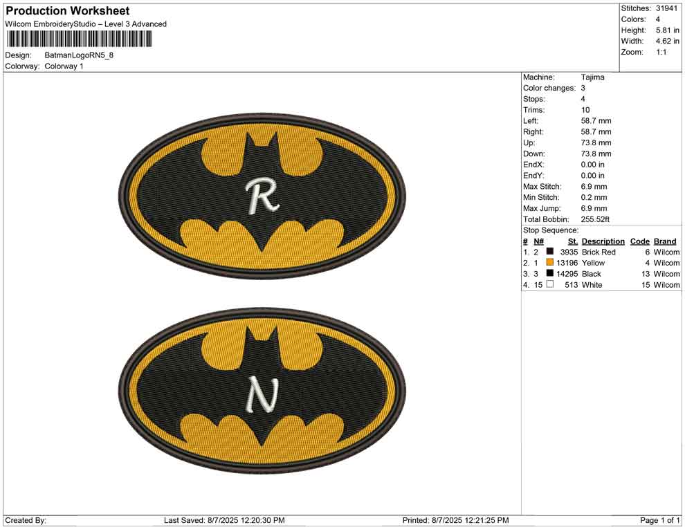 Batman Logo RN