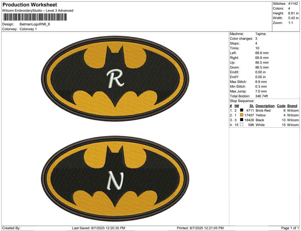 Batman Logo RN