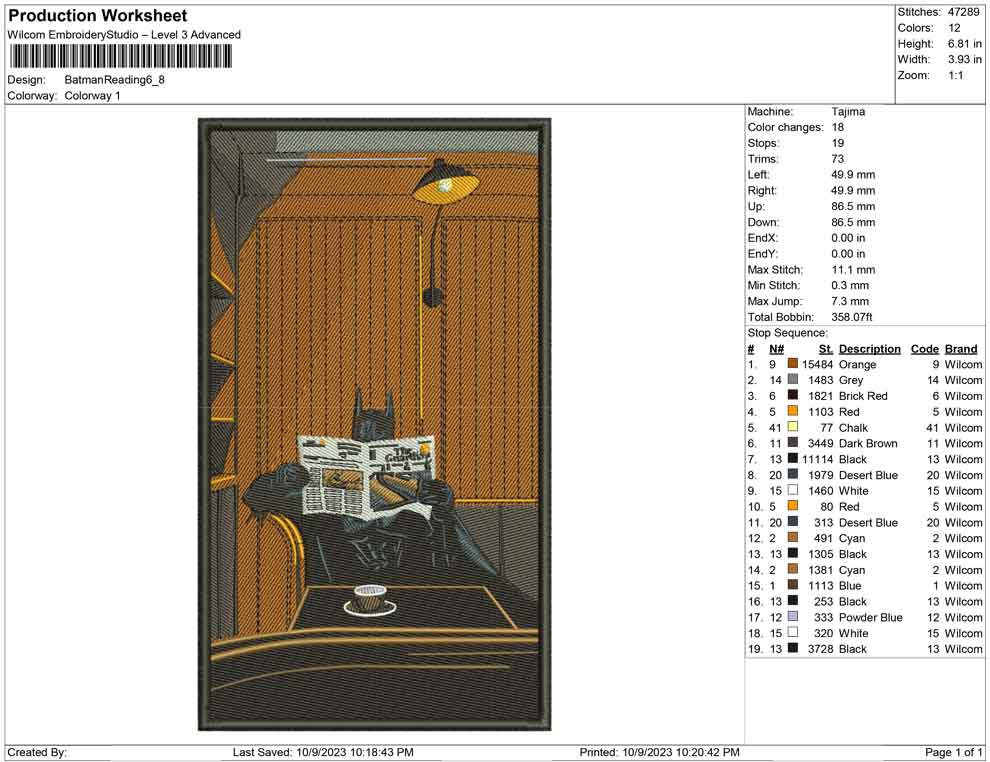 Batman Reading