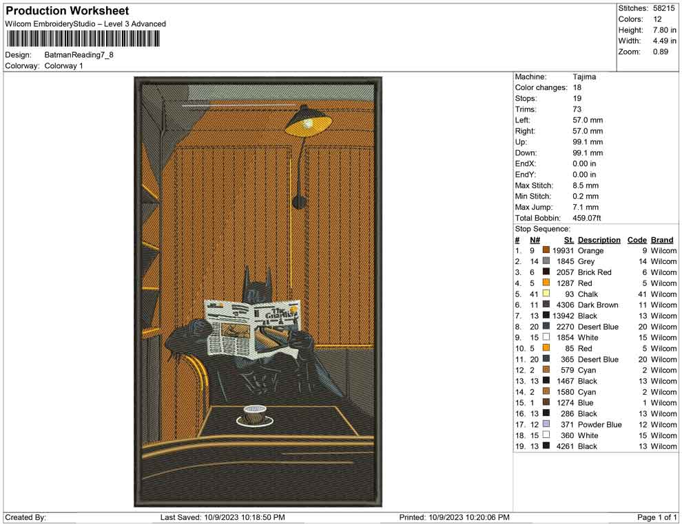 Batman Reading