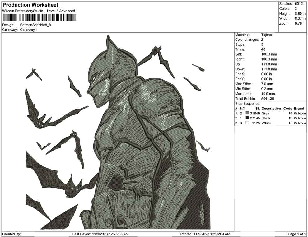 Batman Scribble