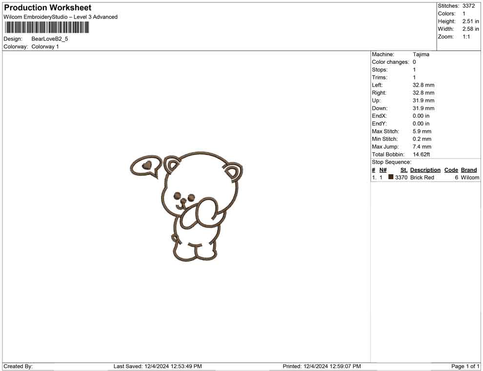 Bear Love B