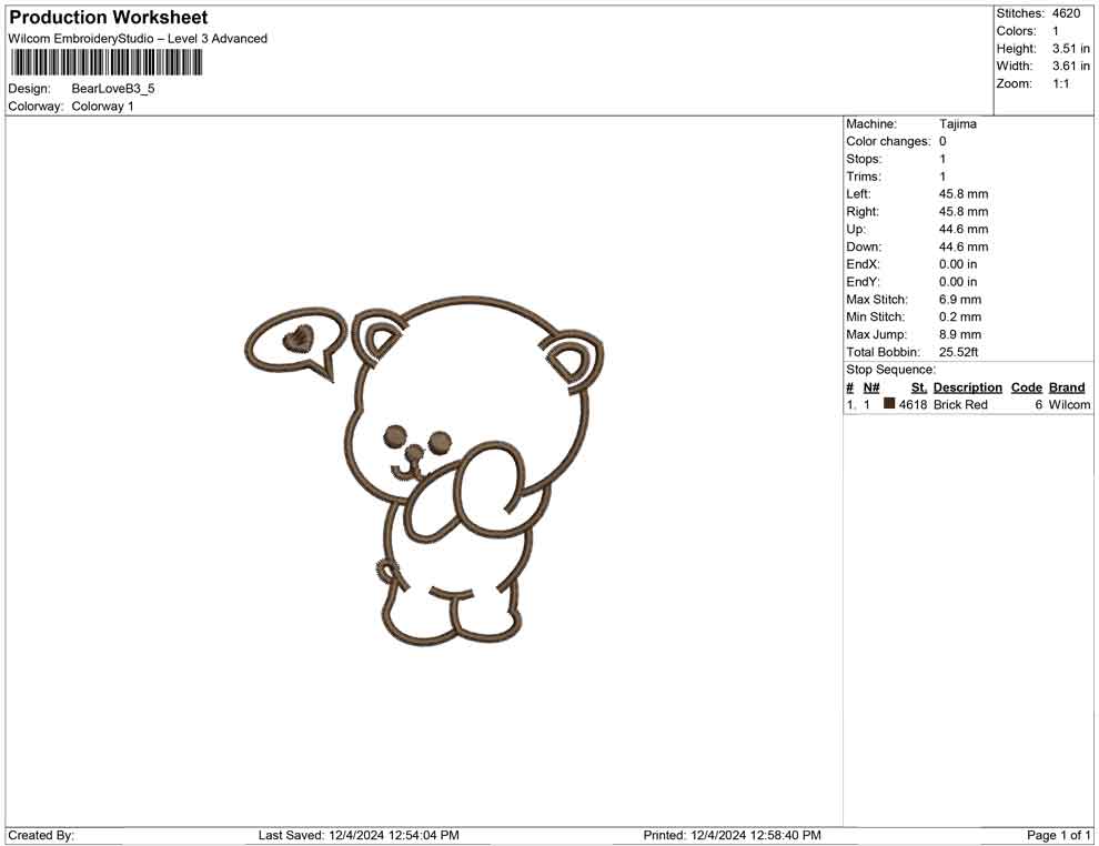 Bear Love B