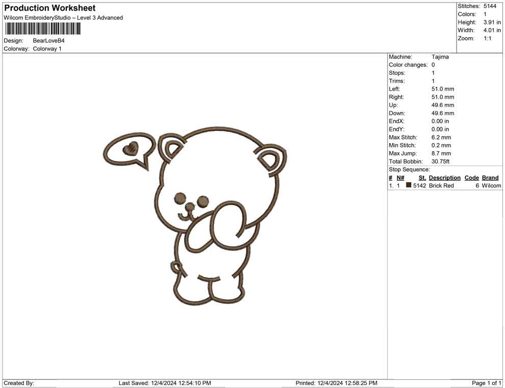 Bear Love B