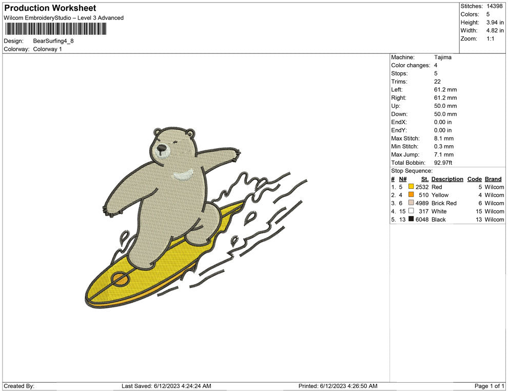 Bear Surfing