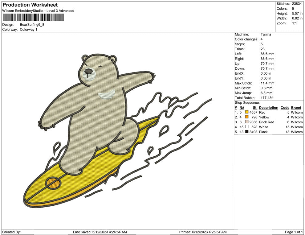 Bear Surfing