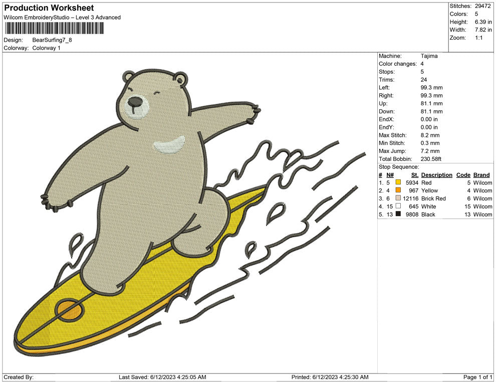 Bear Surfing