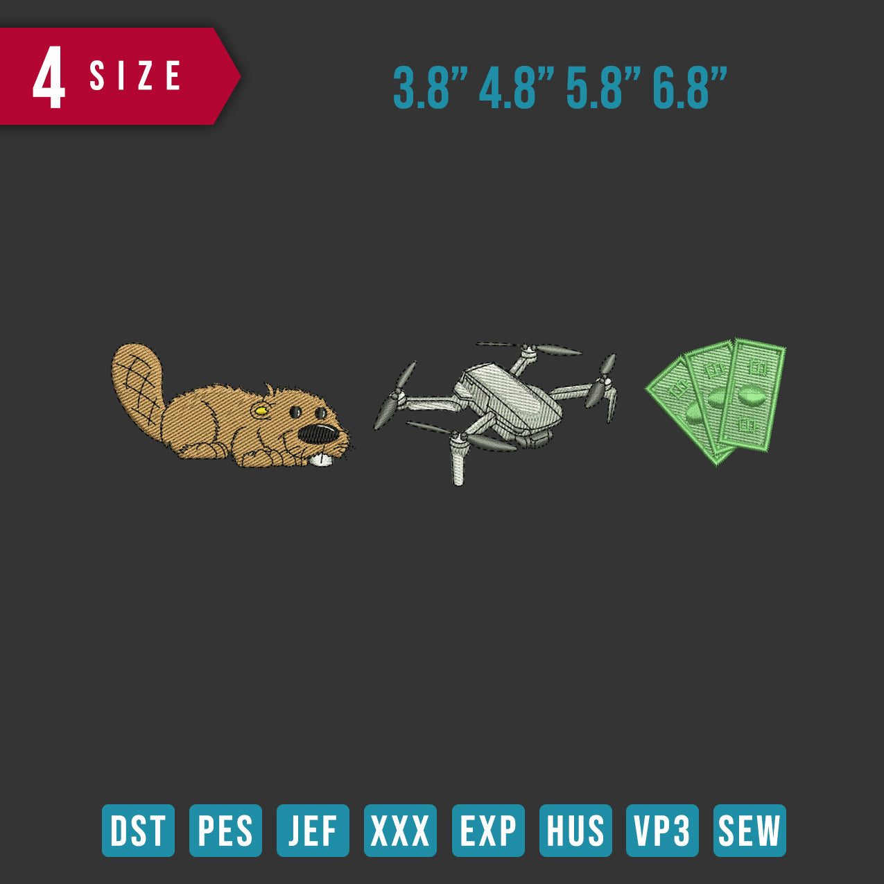 Beaver Drone and money