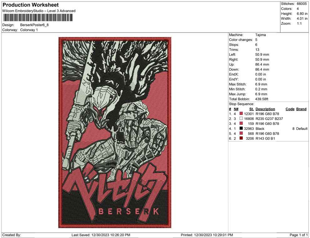 Berserk Poster