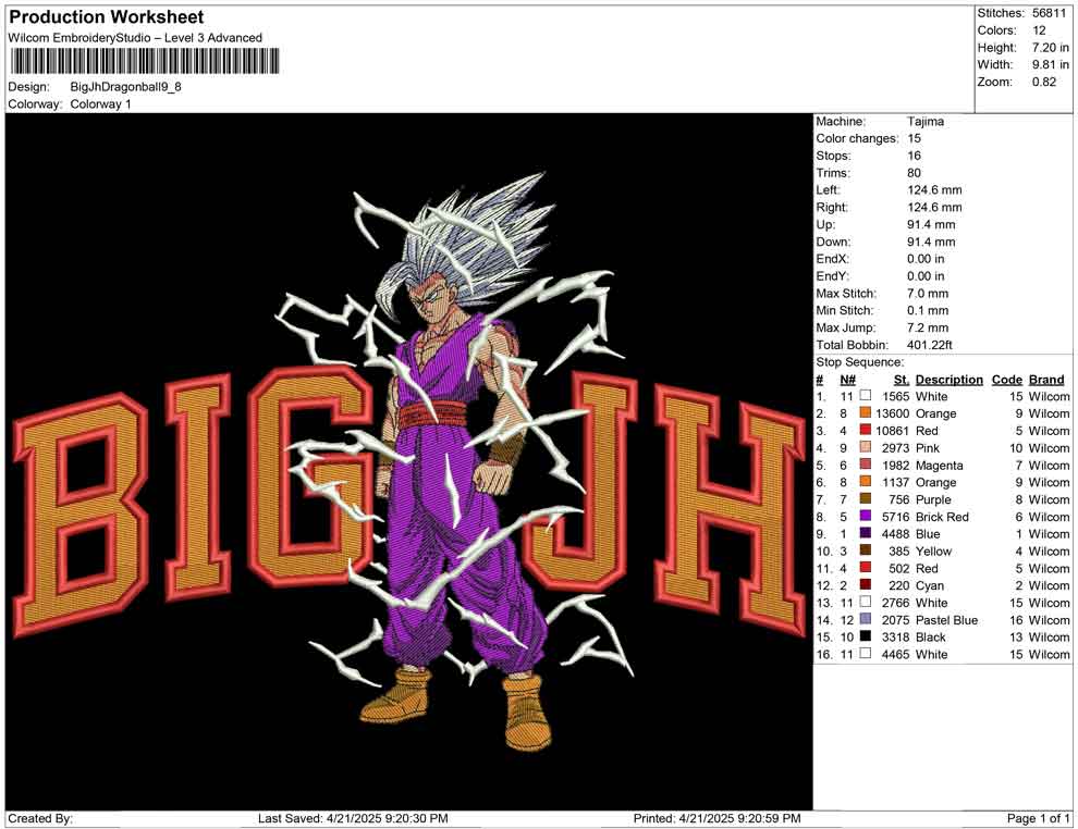 Big Jh Dragon ball