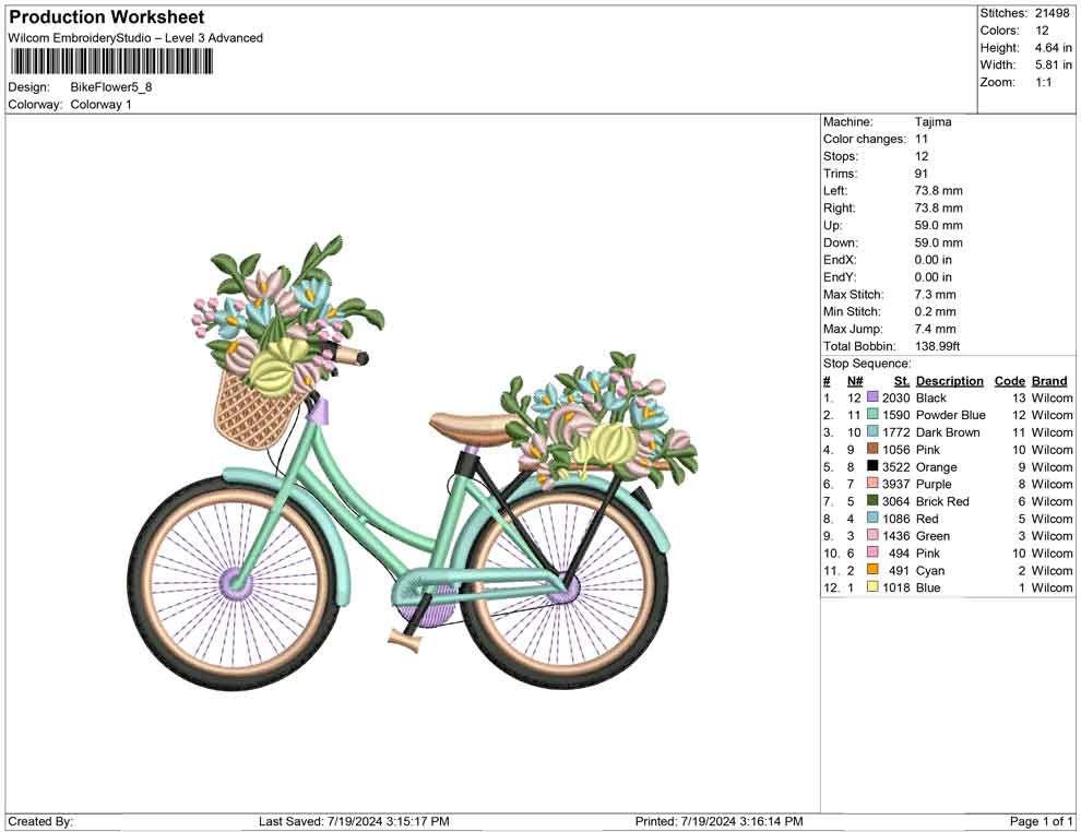 Bike Flower