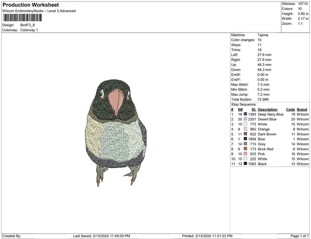Bird Front