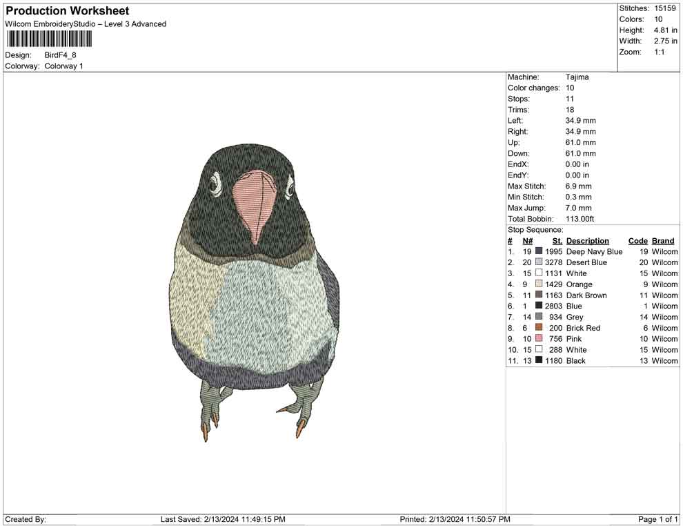 Bird Front