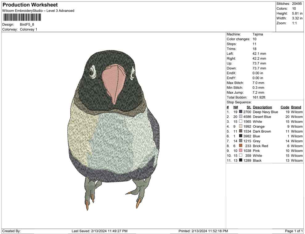 Bird Front