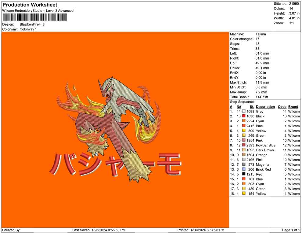 Blaziken Fire