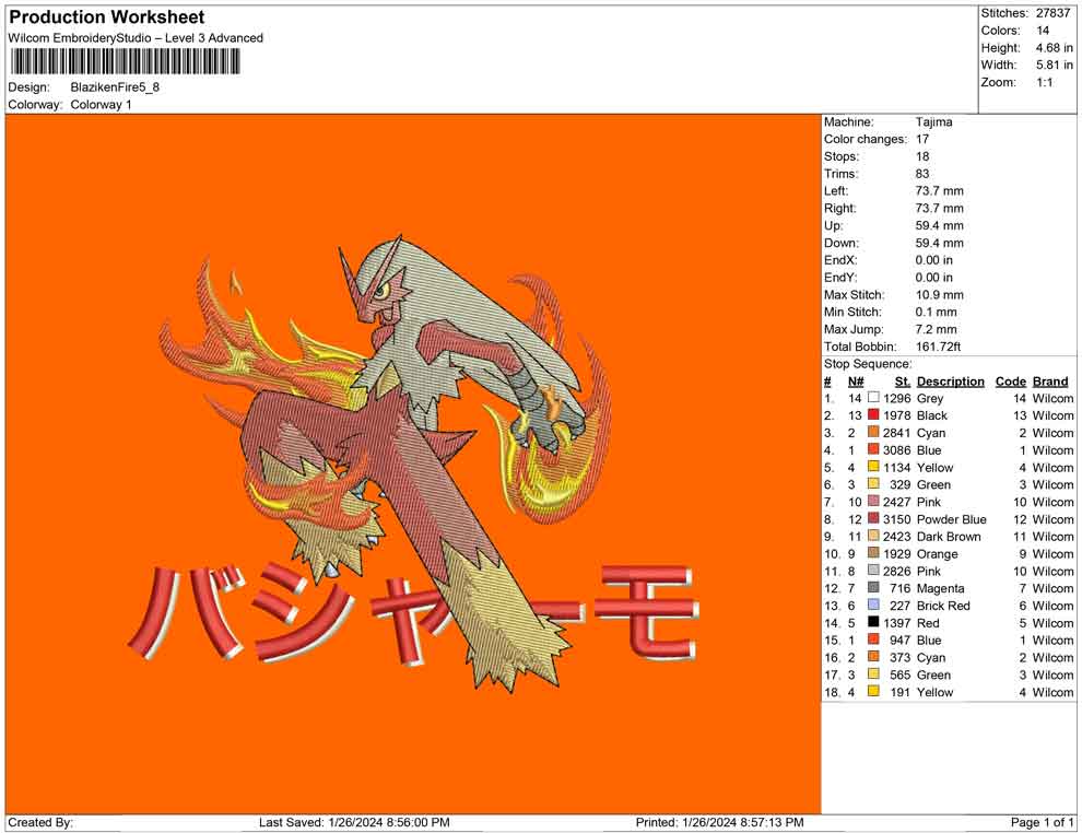 Blaziken Fire