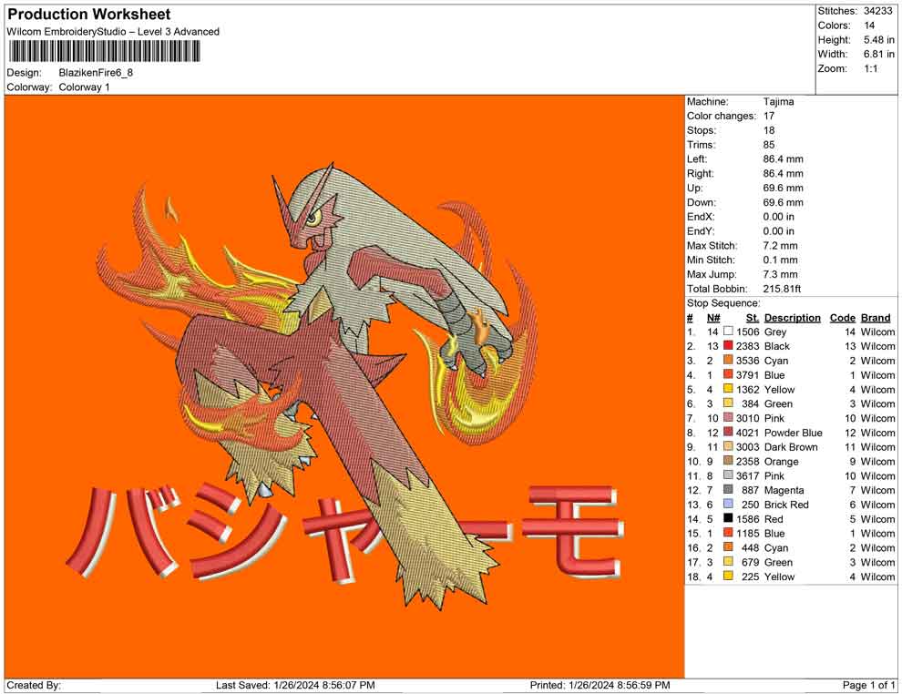 Blaziken Fire