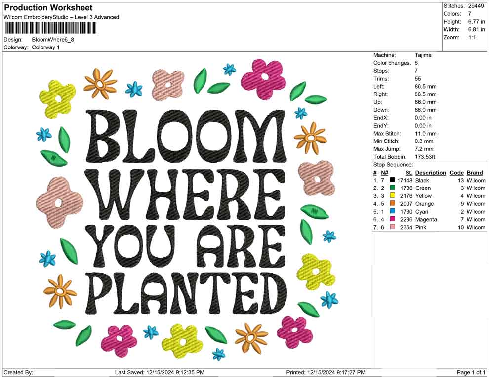 Bloom Where