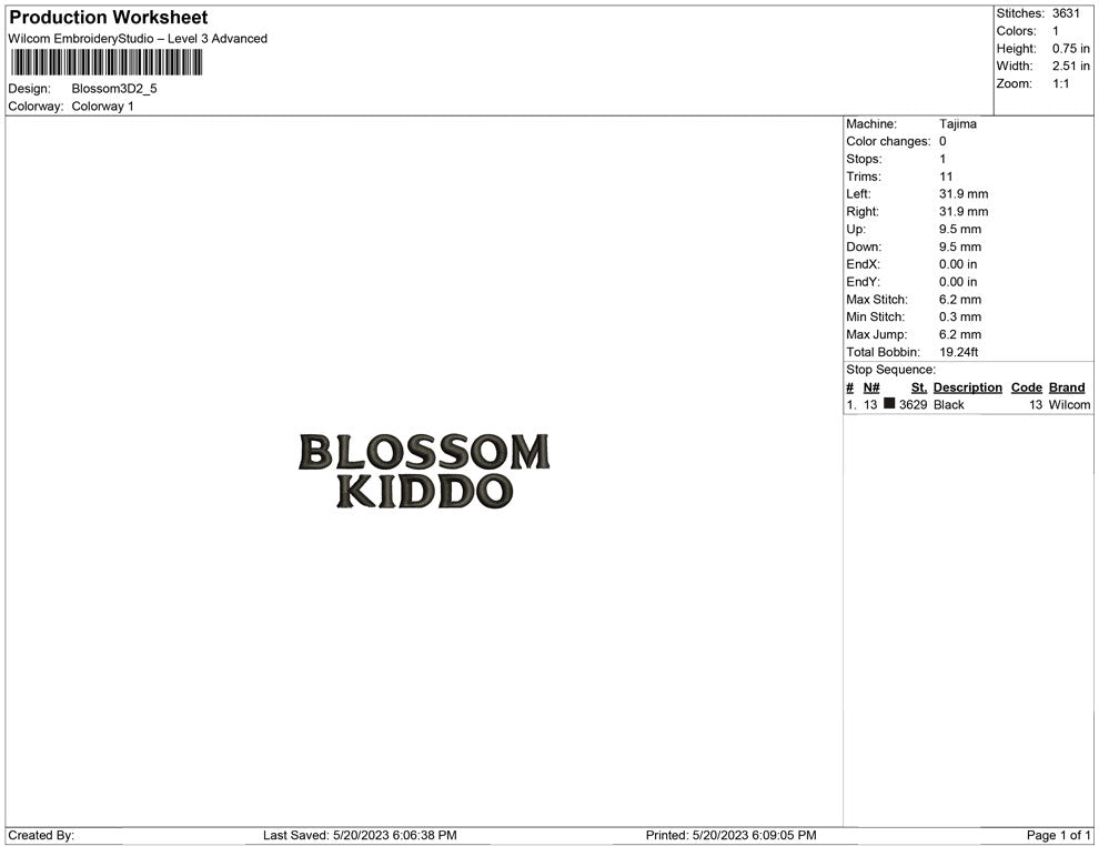 Blossom 3D