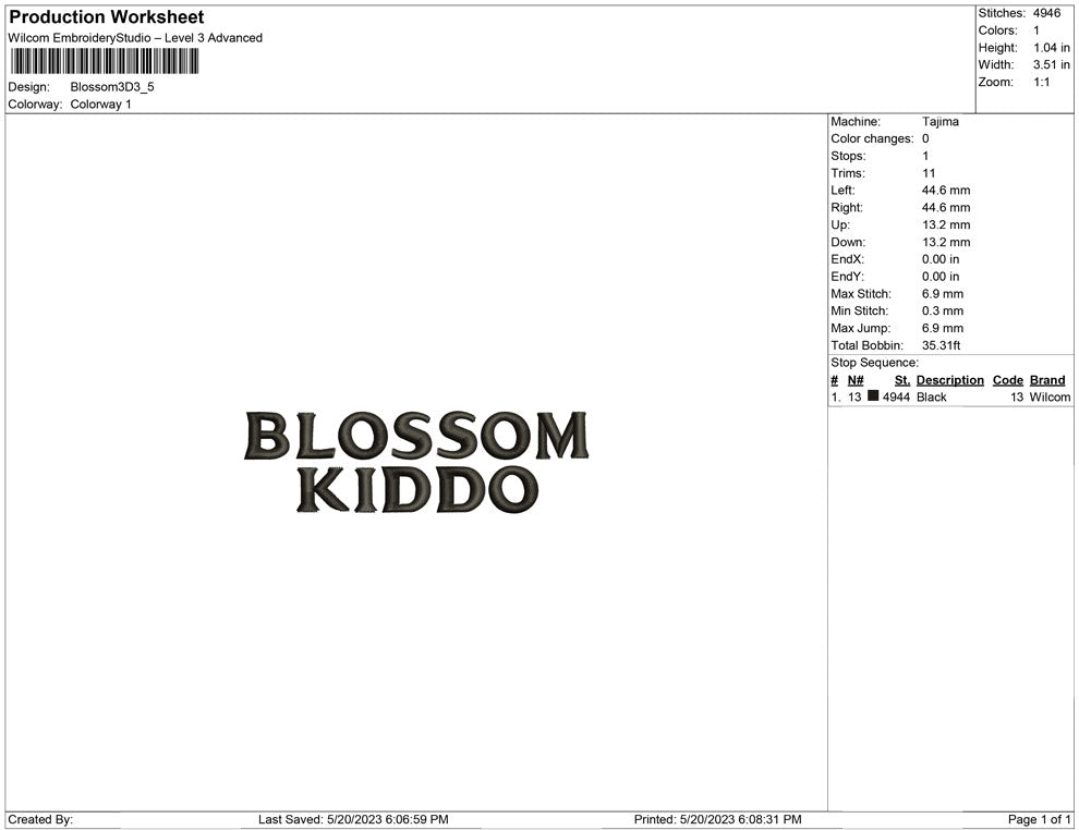 Blossom 3D