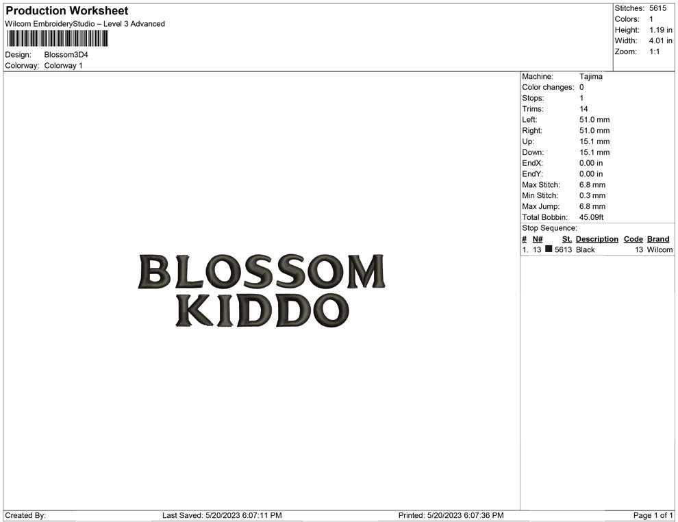 Blossom 3D