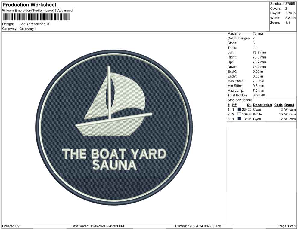 Boat Yard Sauna