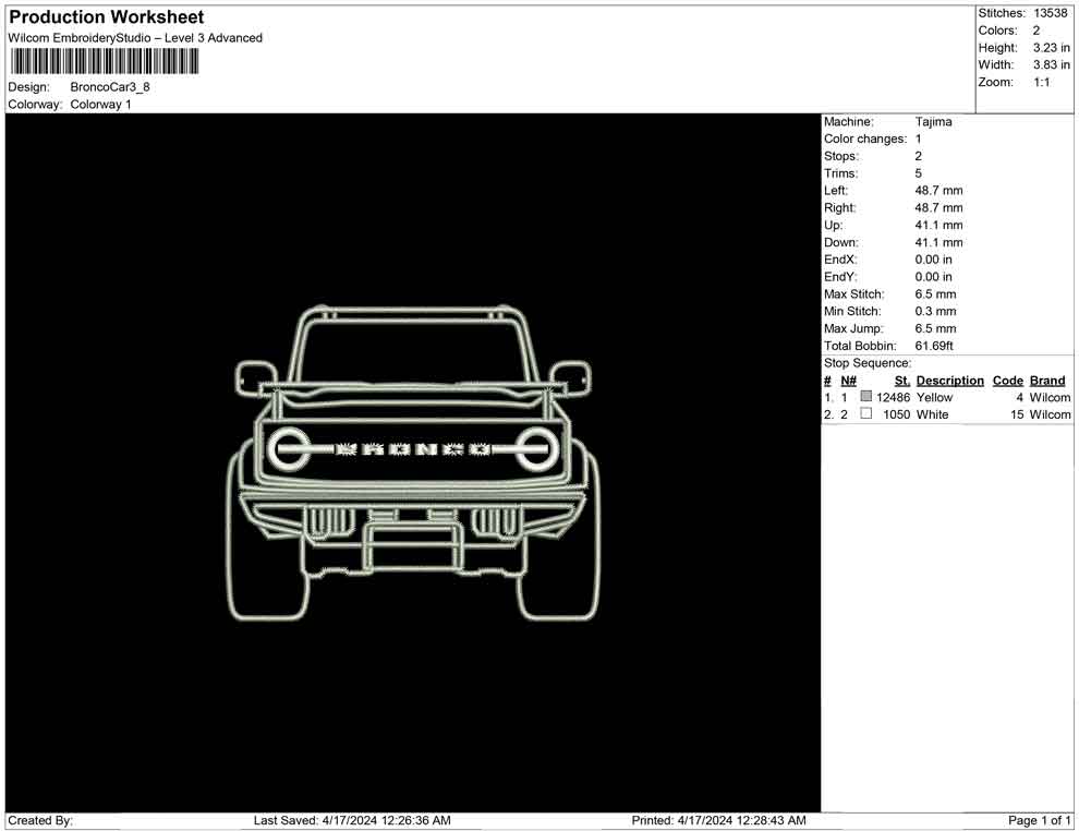 Bronco Car