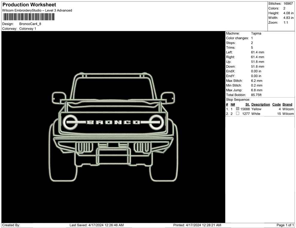 Bronco Car