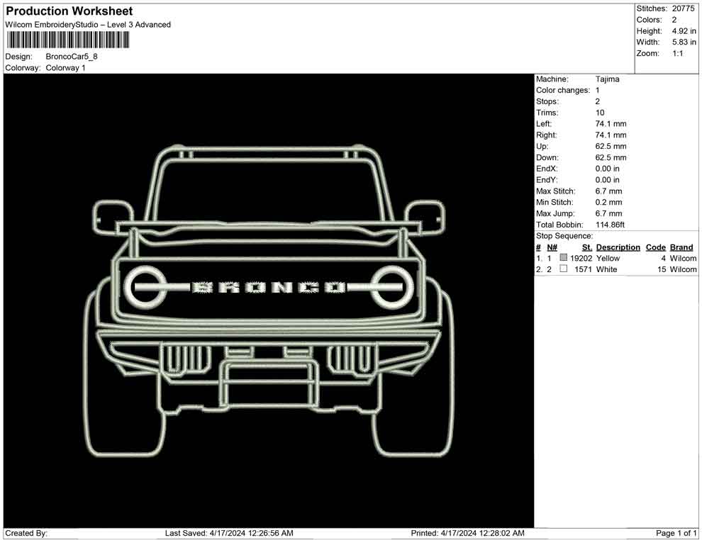 Bronco Car