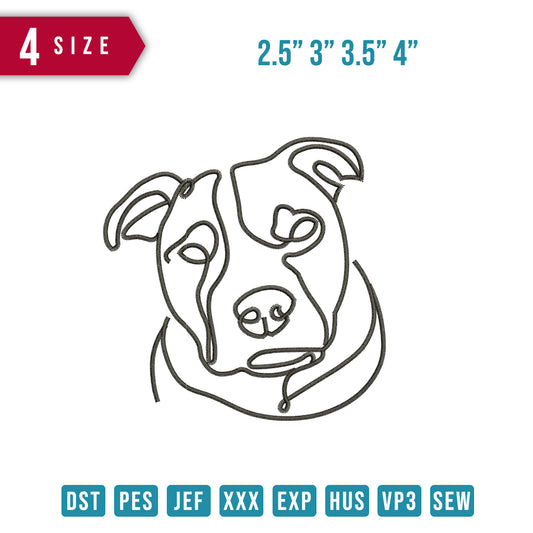 Bulldog line art
