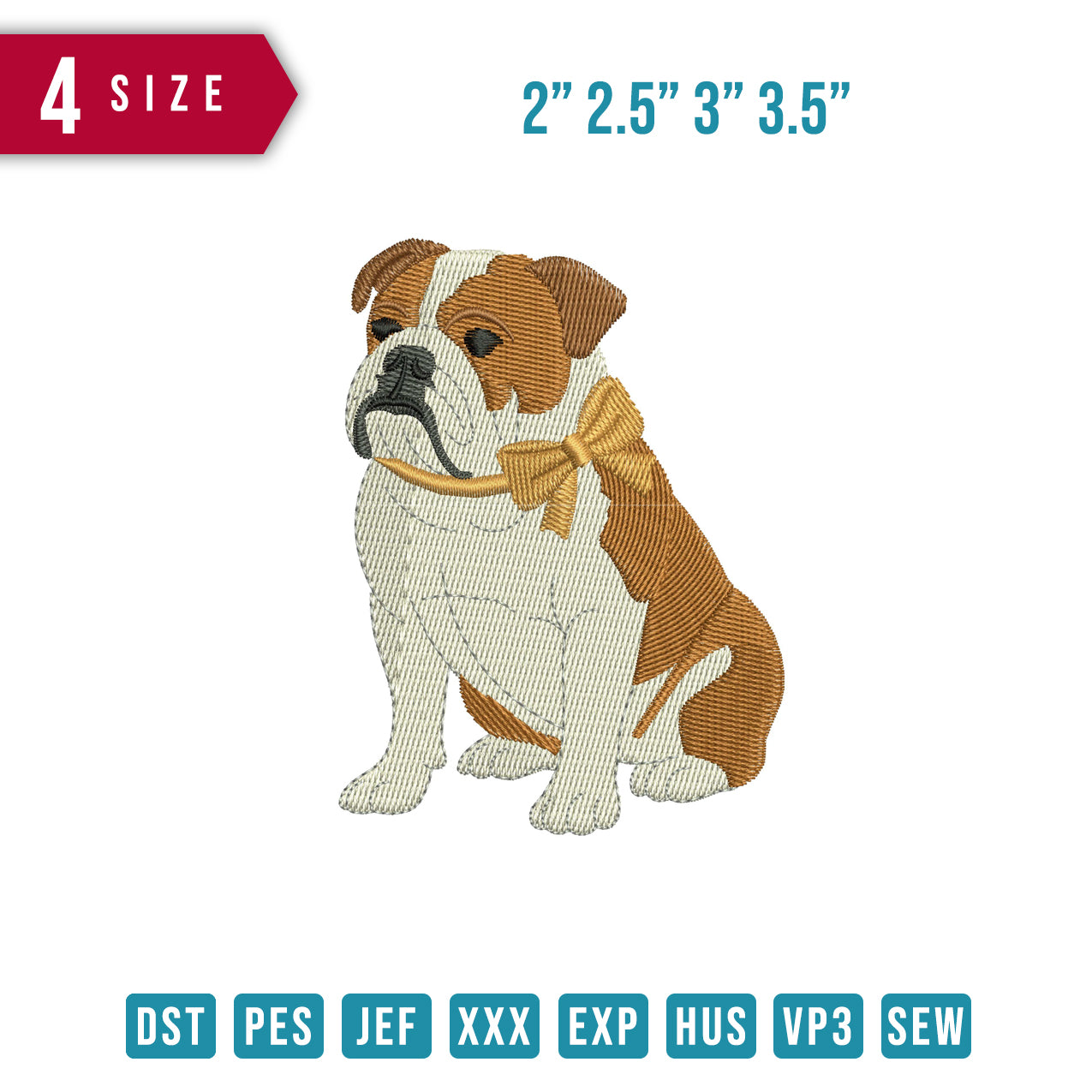 Bull Dog Ribbon