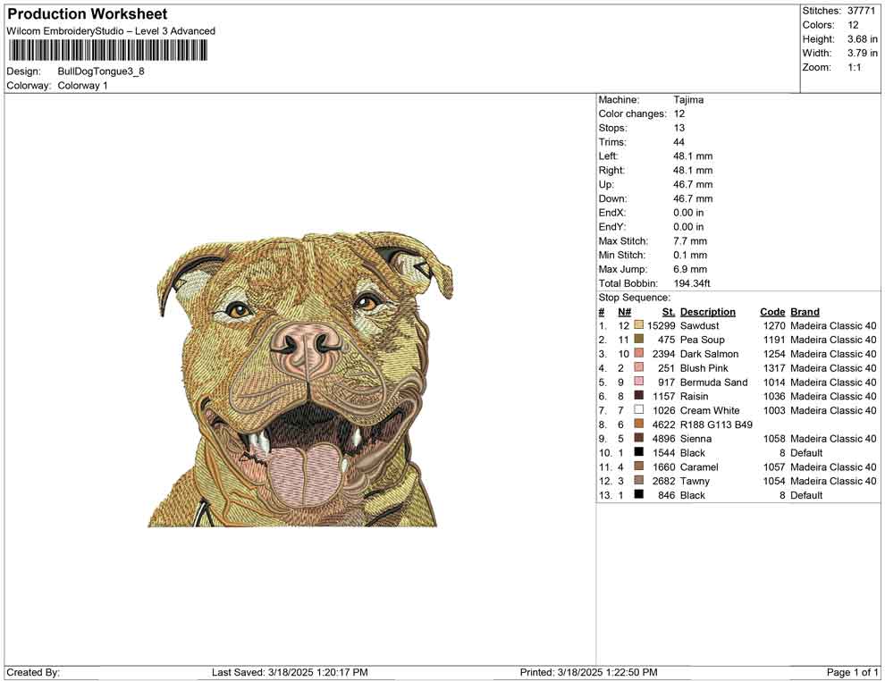 Bull Dog Tongue