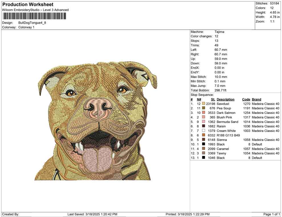 Bull Dog Tongue