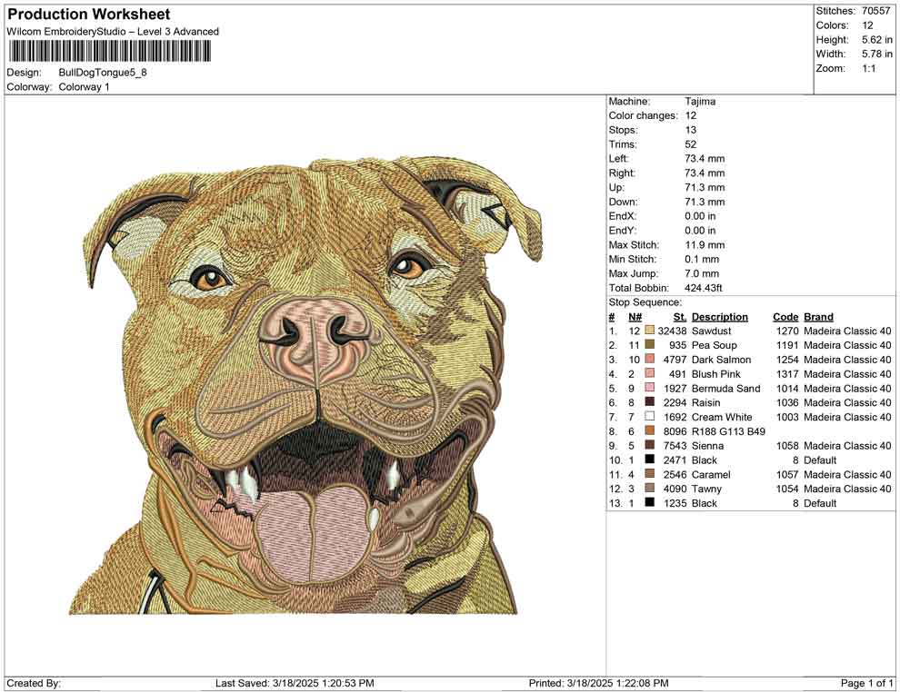 Bull Dog Tongue