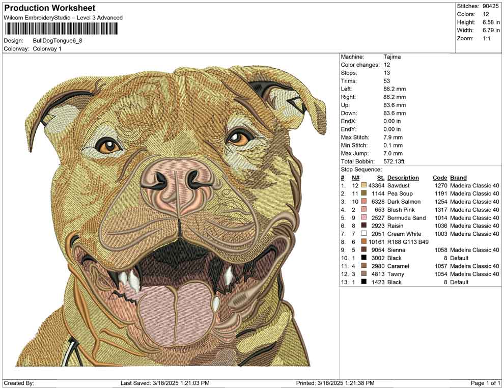 Bull Dog Tongue