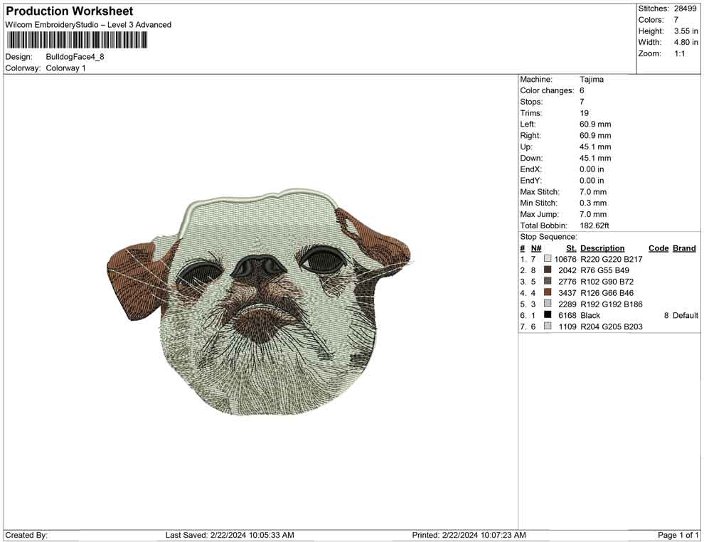 Bulldog Face
