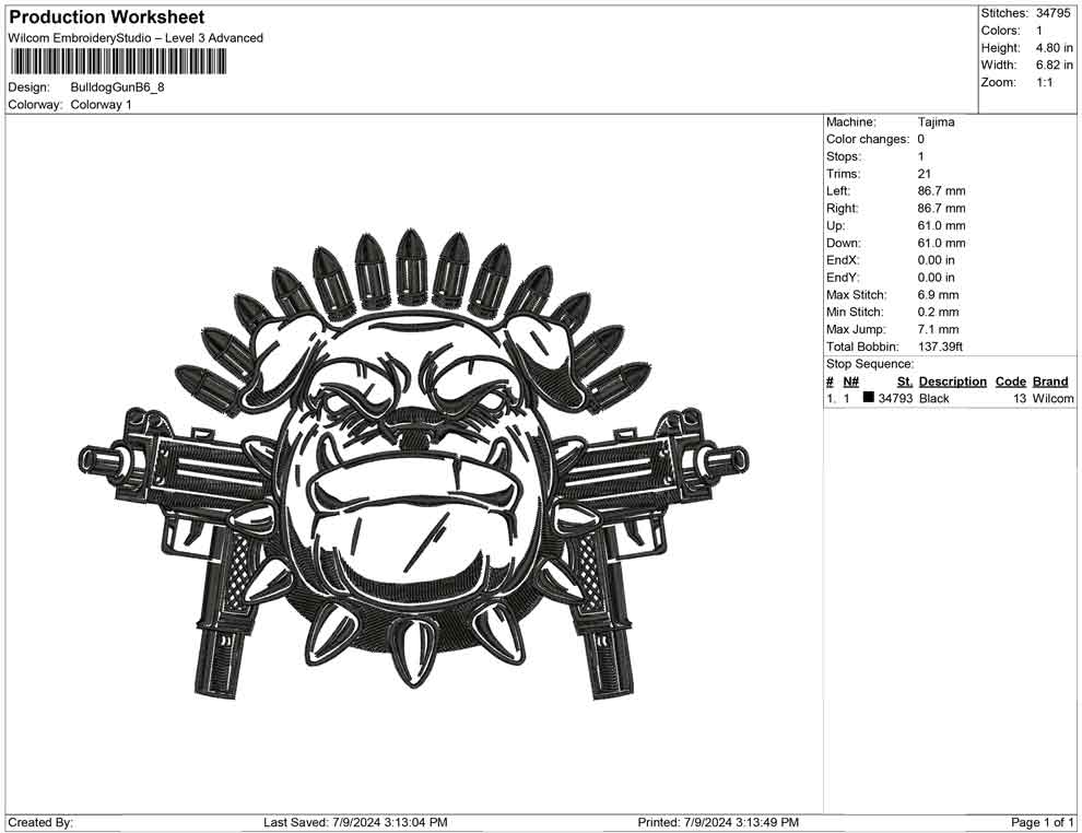 Bulldog Gun B