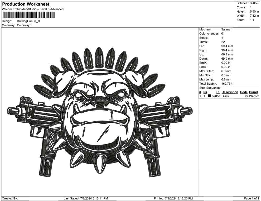 Bulldog Gun B