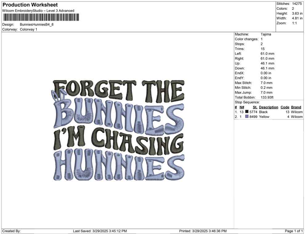 Bunnies Hunnies B