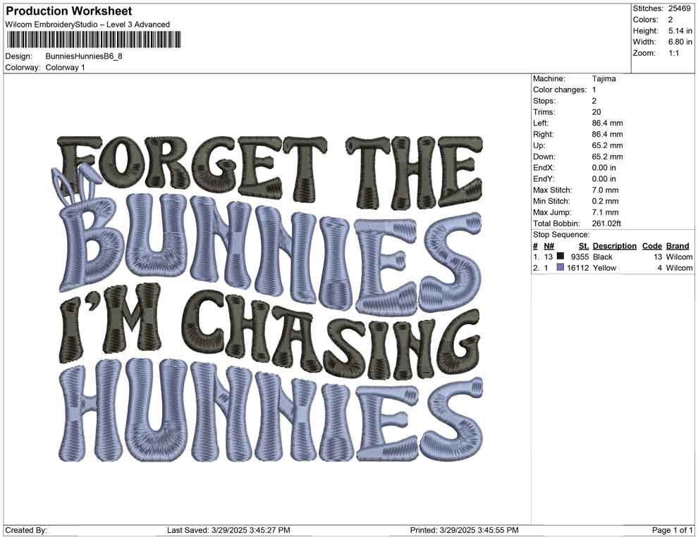 Bunnies Hunnies B