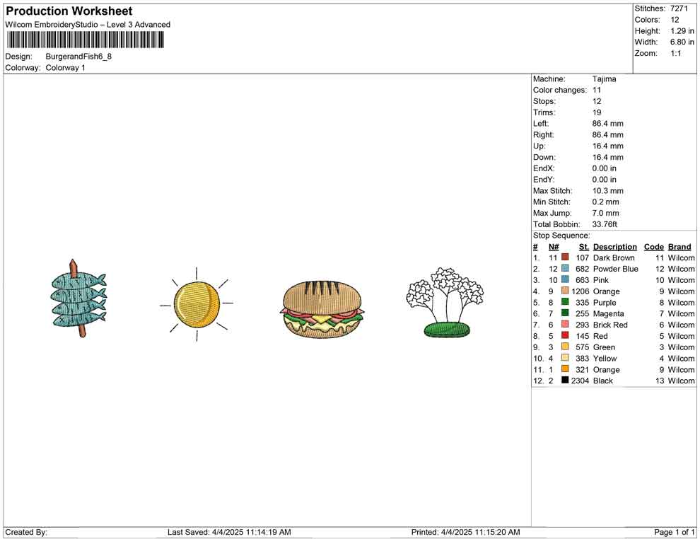 Burger and Fish