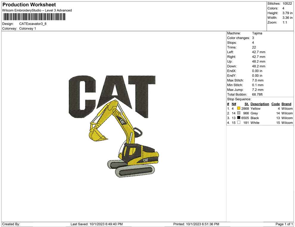 Cat Excavator