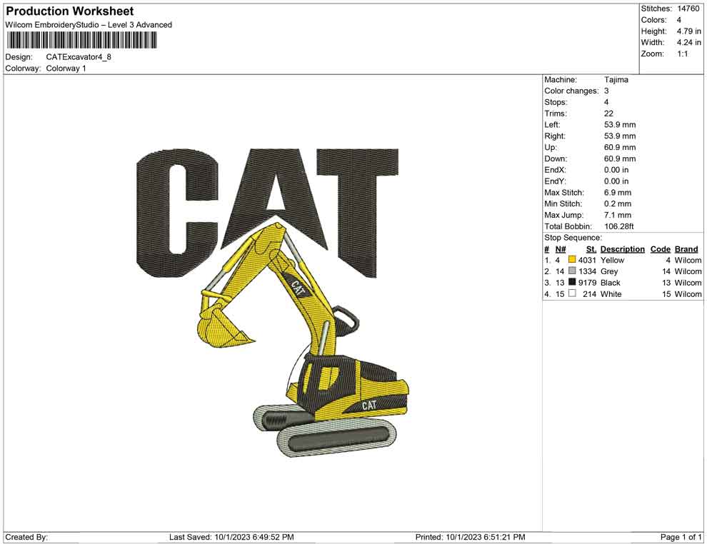 Cat Excavator