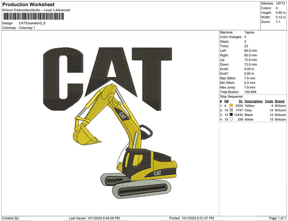 Cat Excavator