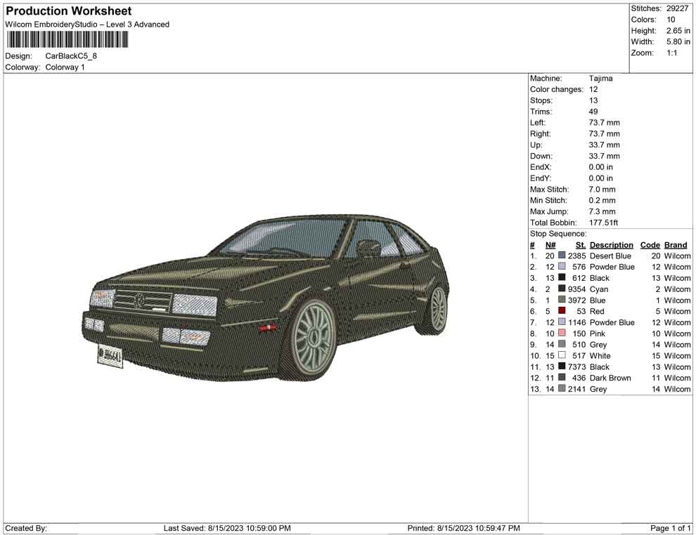 Car Black C