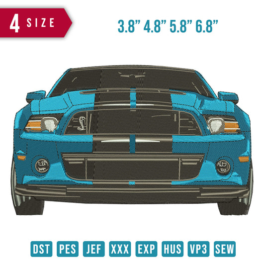 Car Blue Symetric
