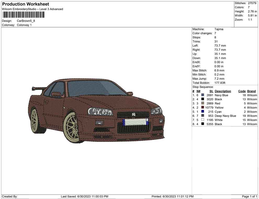 Car Brown