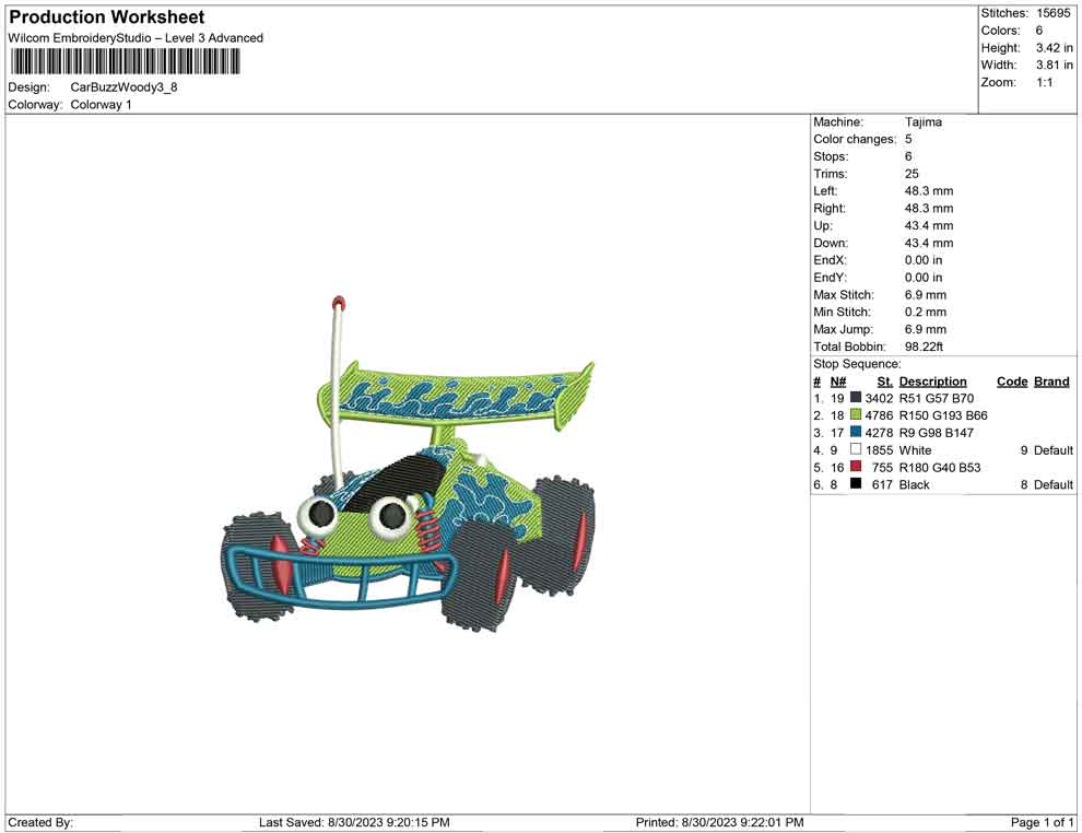 Car Buzz Woodie