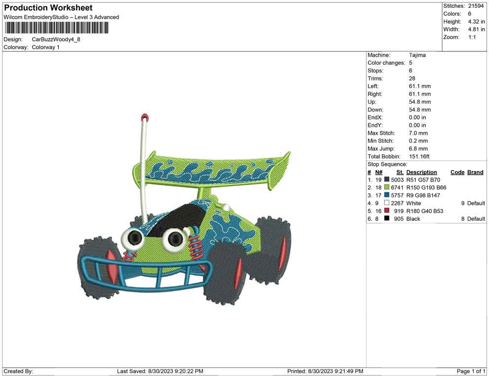 Car Buzz Woodie